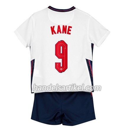 England Kane 9 Kinder Heim Trikotsatz Euro 2020 Kurzarm (+ Kurze Hosen)
